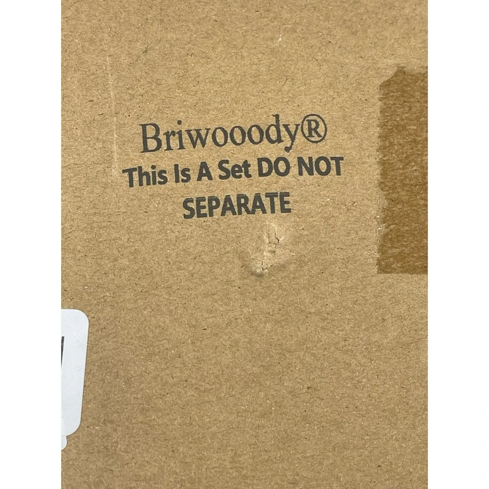 Briwooody 6 Set Western Party Table Centerpiece Rustic Cowboy Wood Crate Hay Hat